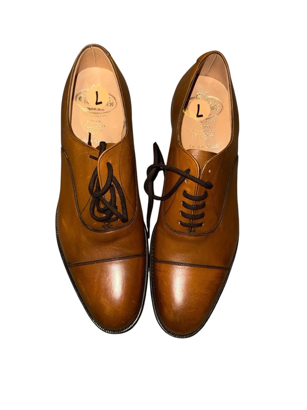 Church's Dubai Cap Toe Oxfords Mens Shoes Size US 7 in Brown